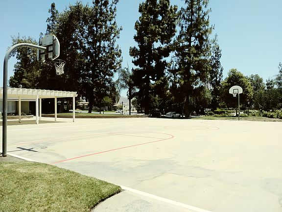 Common area basketball courts