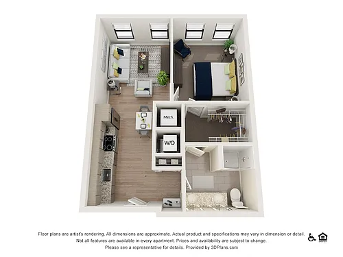 Floor plan 1E