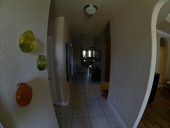 Hall from the main door to the family