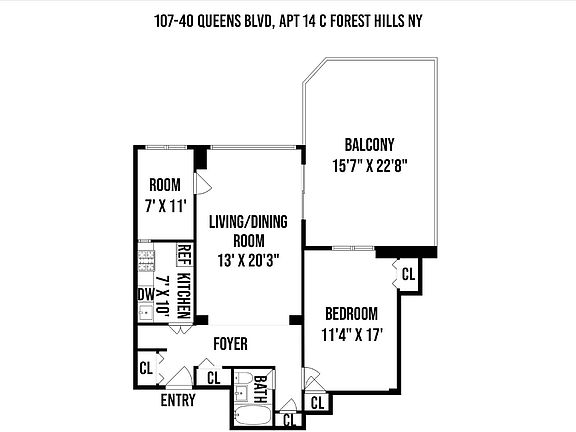 2nd image of 10740 Queens Blvd APT 14C