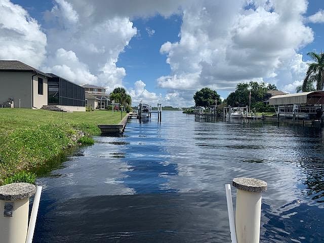 Direct water view from boat dock
