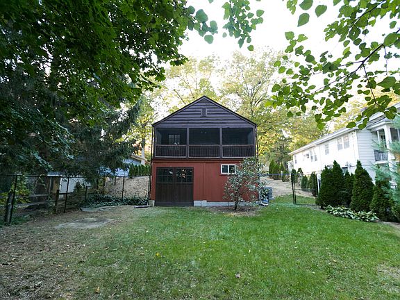 Fenced Backyard with a shed ( behind me)