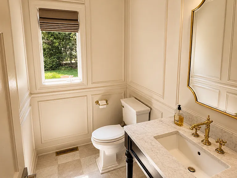 Main floor powder room