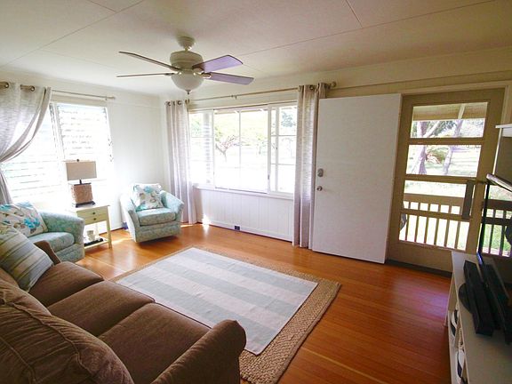 Beautiful ocean and park views from the living room
