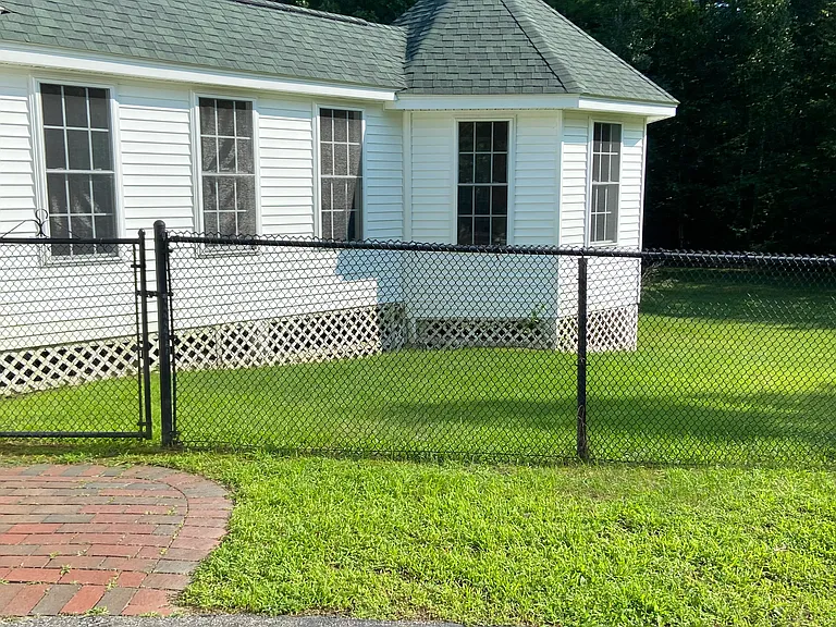 Large fenced in yard