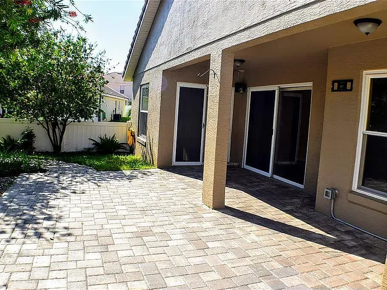 Back patio upgraded for enjoying your BBQ grilling with the families