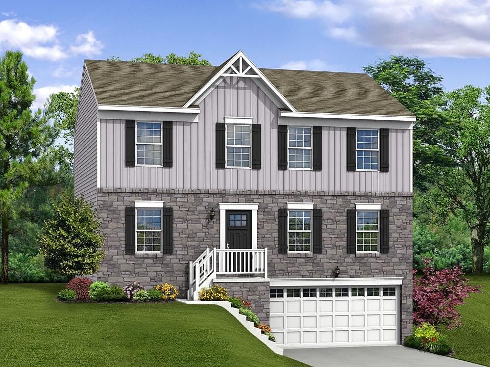 Elevation A Opt Victorian Facade Garage Door