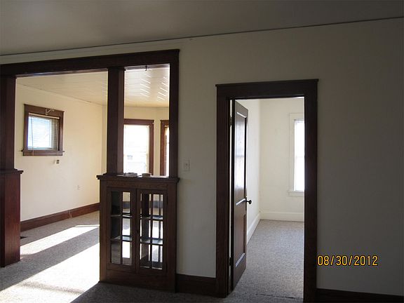 view of family room and living room