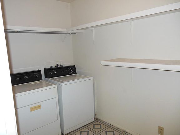 Washer and Dryer included.