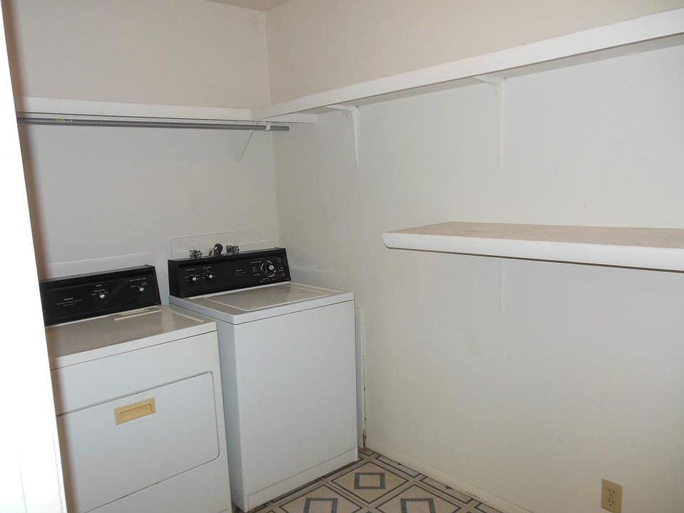 Washer and Dryer included.