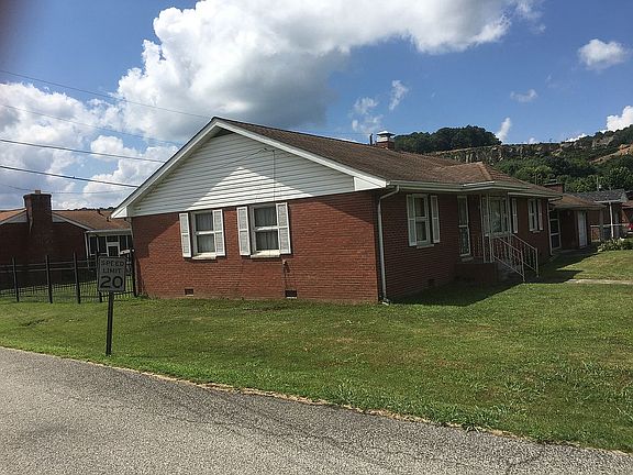 Outside end of house