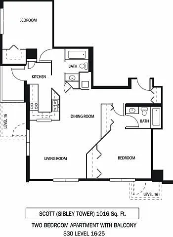 Floor plan Scott and Aitkin