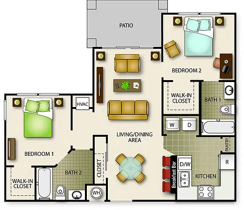 Floor plan Mulberry