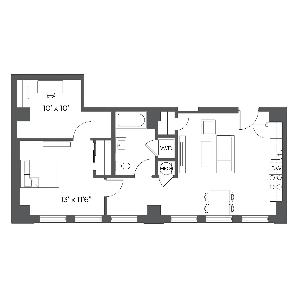 Floor plan The Boone