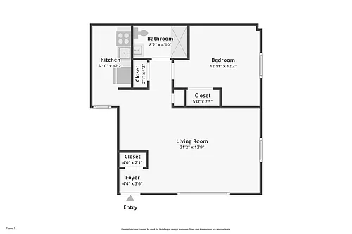 Floor plan 1 Bedroom