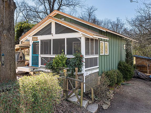 Off-street parking on the side of the house.