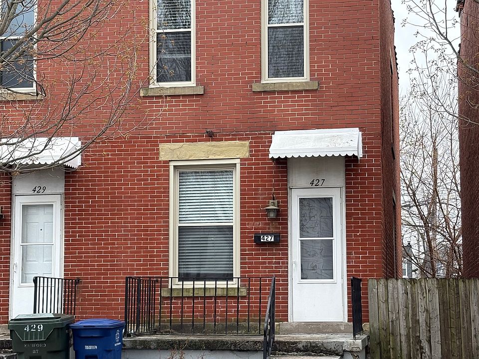 Front of townhouse.