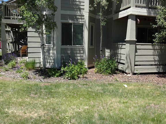 Patio, left; Deck, right