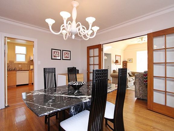 dining room with French doors