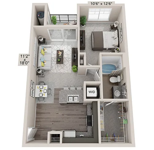 Floor plan Mustang