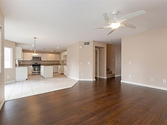 View of kitchen from family room