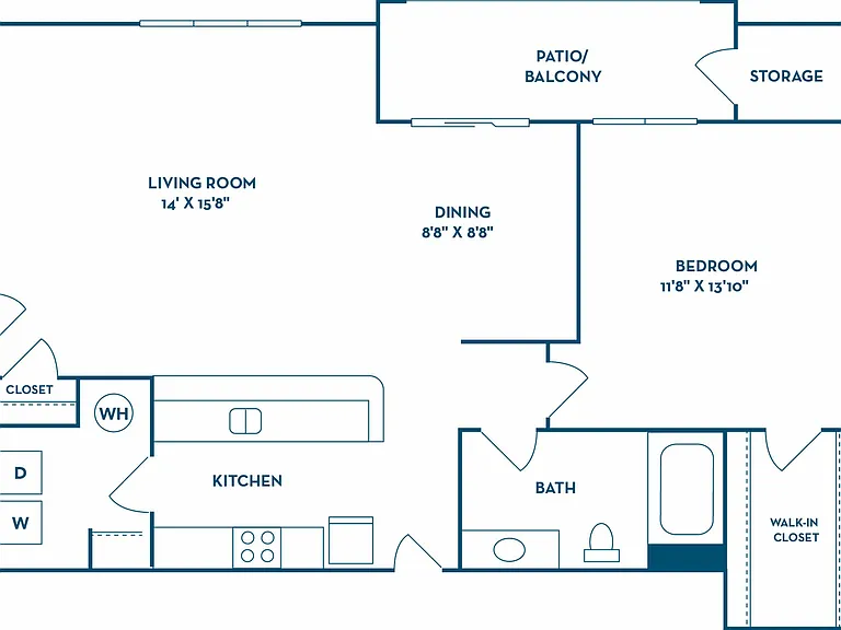 1 Bedroom | 1 Bath | 859 SF 1 Bedroom | 1 Bath | 859 SF