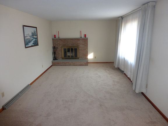 Living room fireplace