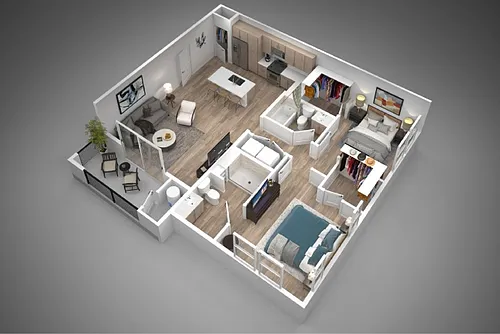 Floor plan The Lumina - B1