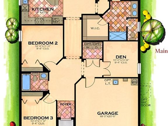 Floor Plan without Upgrades