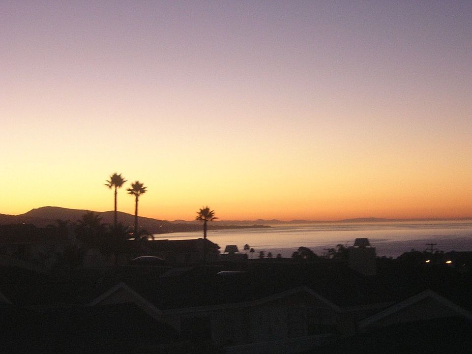 sunset from the deck