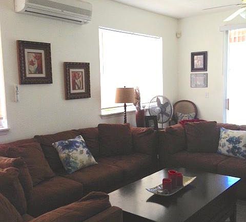 Air conditioned living room