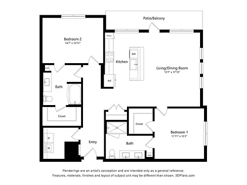 Floor plan B3