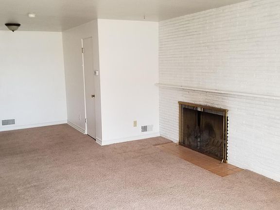 Living room and dining area