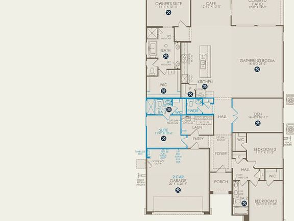Parklane Floor Plan, Quick Move-In Home, Floor 1