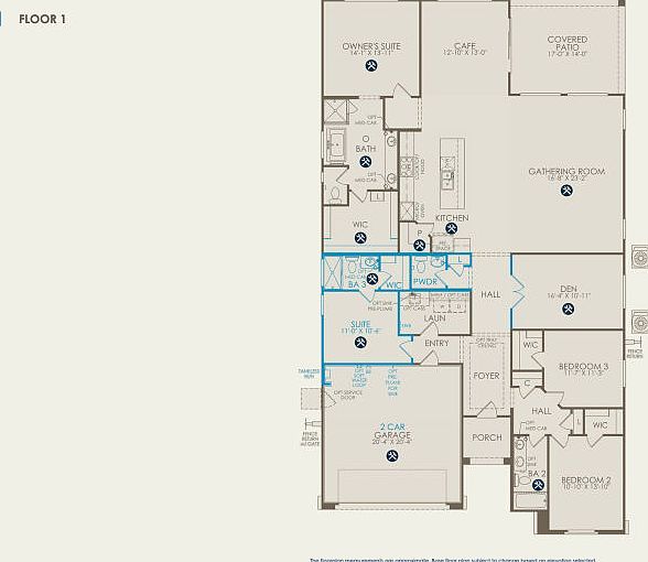 Parklane Floor Plan, Quick Move-In Home, Floor 1