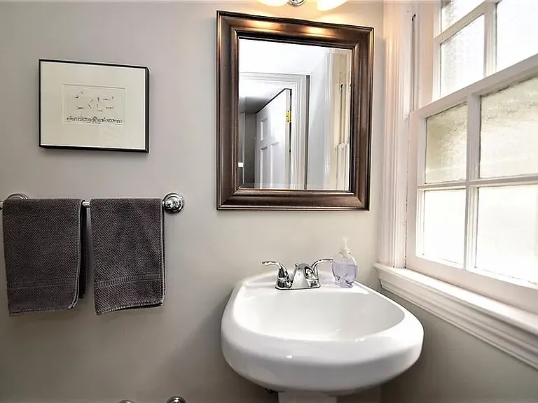First floor half bath