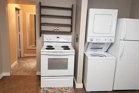 Kitchen, hall to bedroom #1 & bathroom