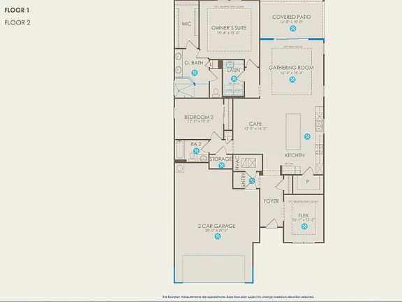 Mainstay Floor Plan, Quick Move-In Home, Floor 1