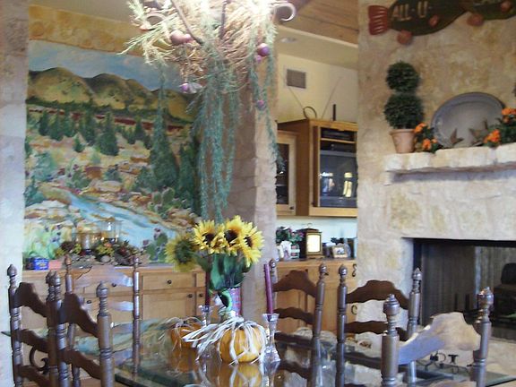 Dining Area with Fresco