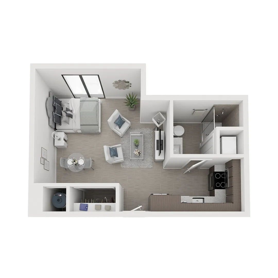Floor plan 0x1 - 440sqft - S8 - W120