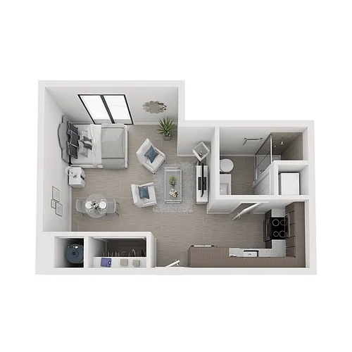 Floor plan 0x1 - 440sqft - S8 - W120