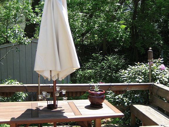 Back Deck out to creek