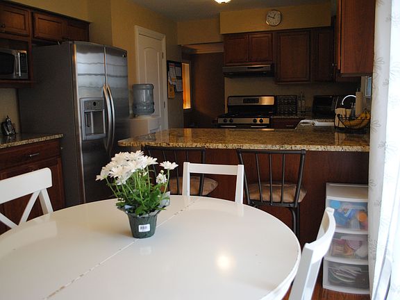 Large open kitchen and dining area