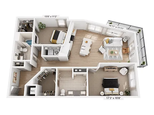 Floor plan Piedmont