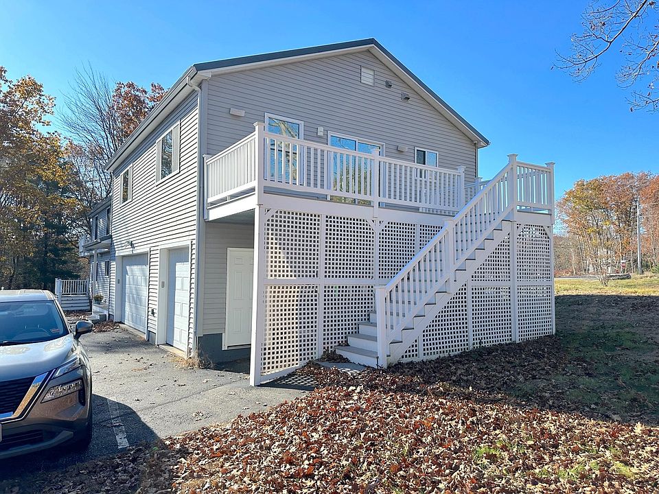 This is the stairs to the unit and the deck from outside