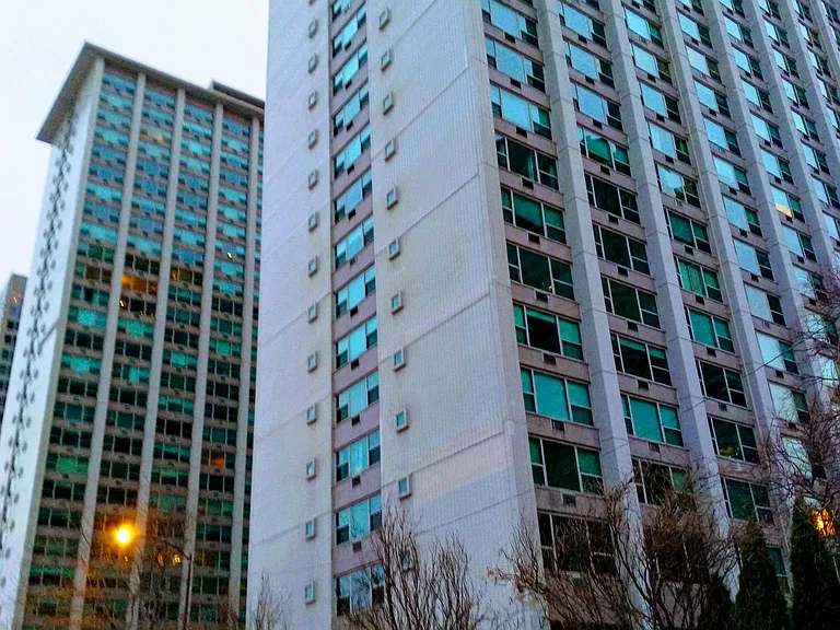 Twin tower building