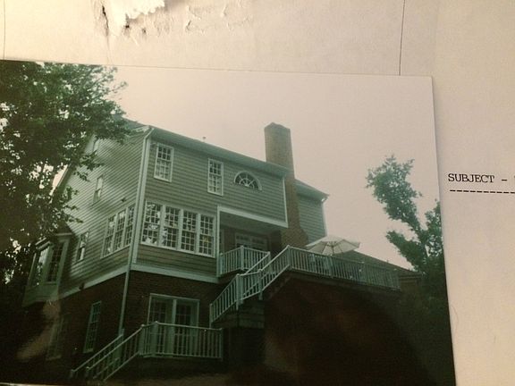 rear of house