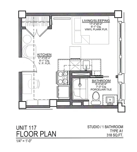 Floor plan 117 -417