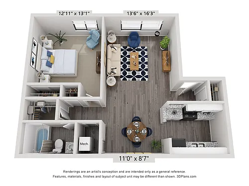 Floor plan The Brookwood