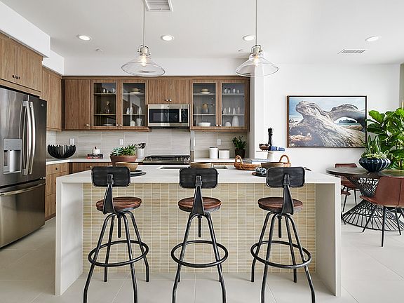 Cava at Rancho Soleo Plan 4 Model Home Kitchen